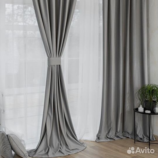 Шторы бархат Беллиссимо хрустальный