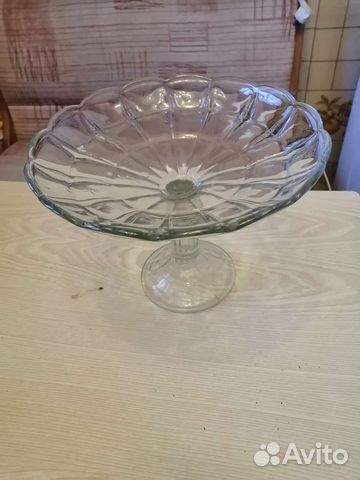 Ваза для фруктов стекло СССР