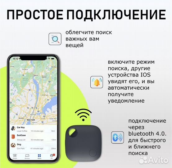 Gps метка для IOS