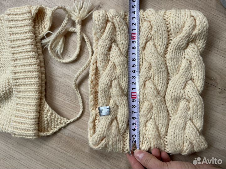 Комплект шапка и снуд для девочки 2-5.5 лет