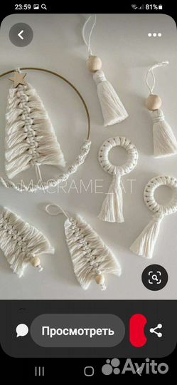 Ангелочки макраме