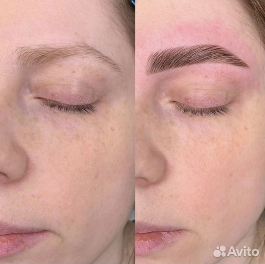 Коррекция и окрашивание бровей
