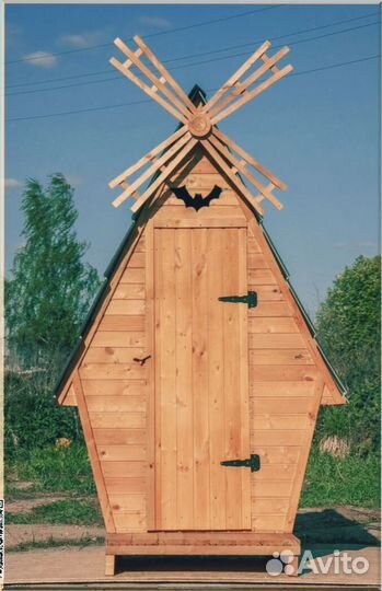 Дачный туалет деревянный YOL
