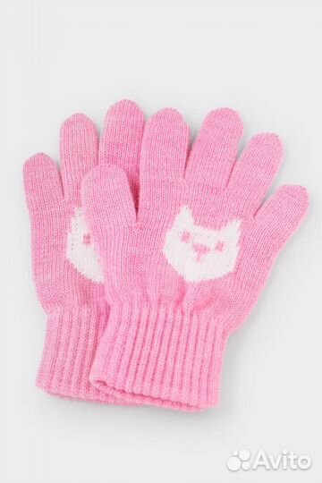 Перчатки для девочки Crockid кв 10008/ш ярко (14)
