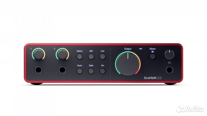 Аудиоинтерфейс USB Focusrite Scarlett 2i2 4th Gen