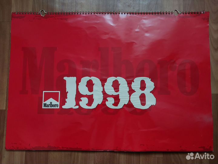 Календарь Marlboro 1998 г