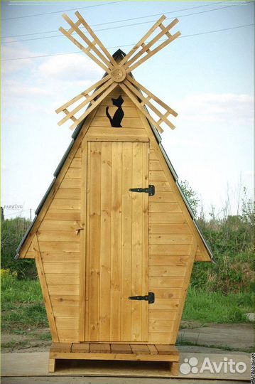 Уличный туалет домик с установкой GLW
