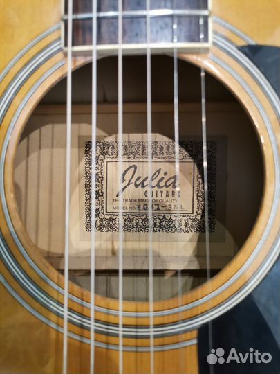 Акустика с пьезозвукоснимателем Julia