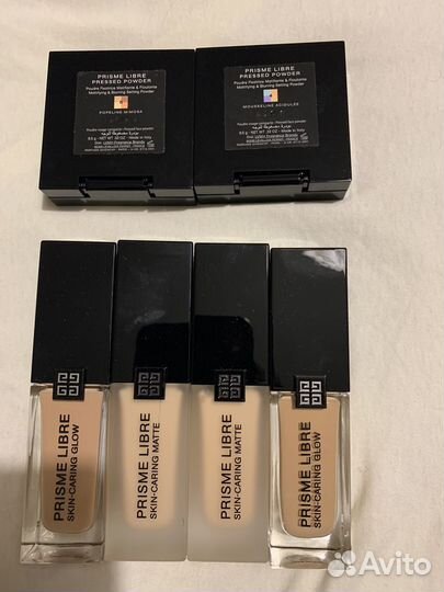 Компактная пудра, бронзер, набор косметический