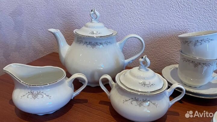 Чайный сервиз на 6 персон новый bohemia Чехия