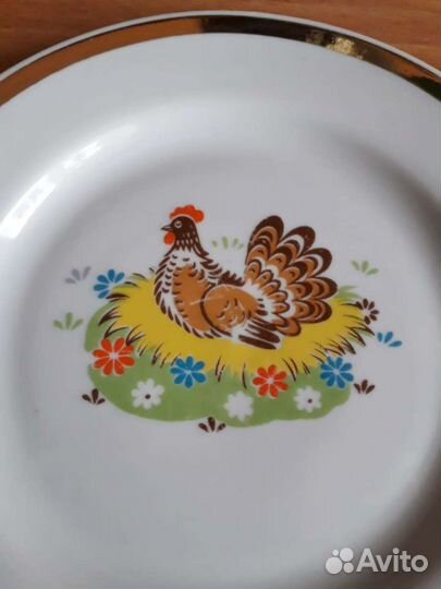 Детские тарелки СССР Дулево