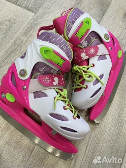 Коньки детские раздвижные 30-33