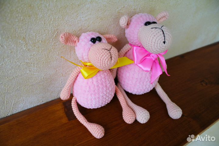 Игрушки ручной работы Веселые Барашки