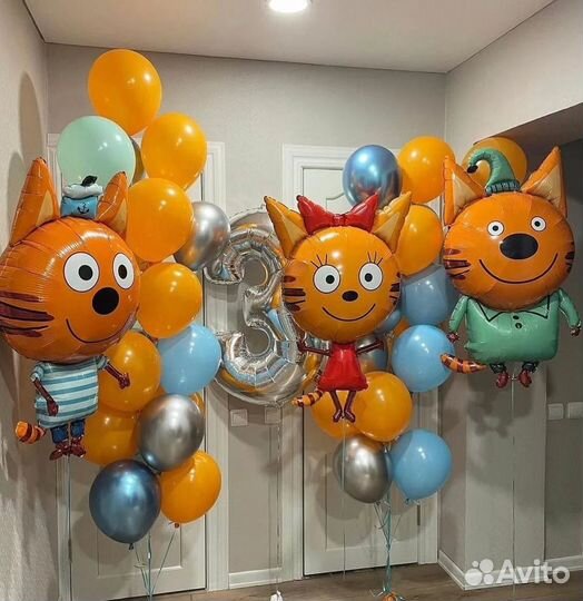 Оформление воздушными и гелиевыми шарами