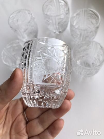 Стопка бочонок хрусталь СССР