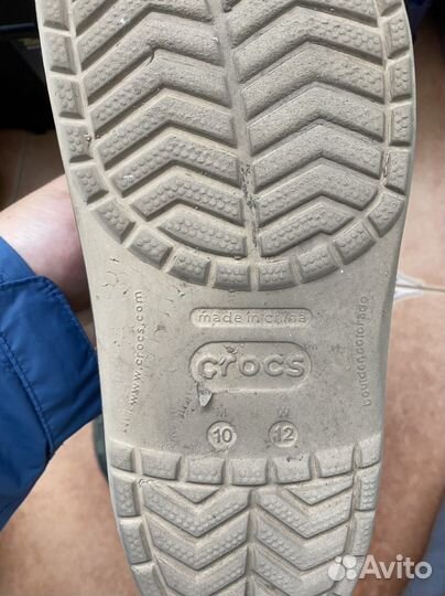 Crocs сабо мужские