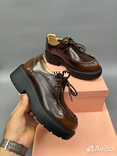 Оксфорды женские Miu Miu 