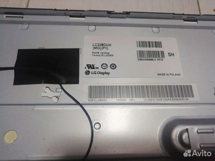 LED подсветка телевизора lg 32 lf650v