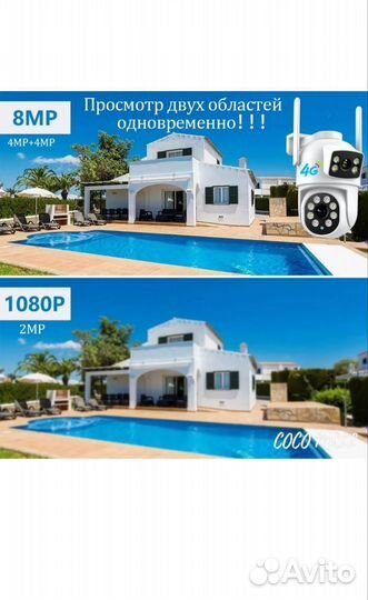 Камера видеонаблюдения с сим картой 4g