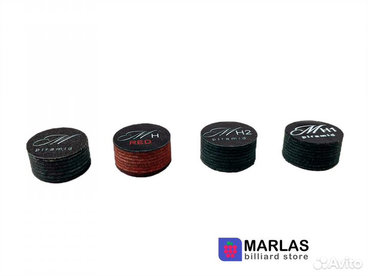 Наклейка для кия А. Меписашвили H1 H2 RED M Brown