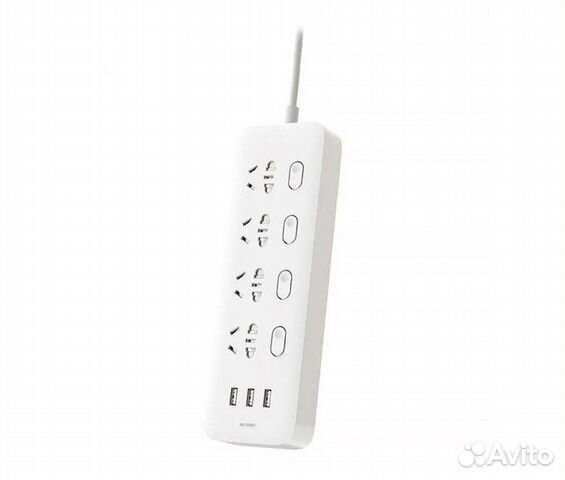 Удлинитель Xiaomi Mi Power Strip 4 розетки + 3 USB