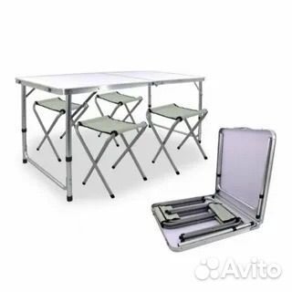 Стол складной туристический +4 стула оптом