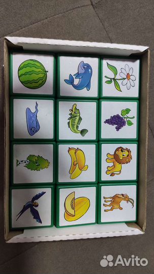 Развивающие игры (кубики, лото)