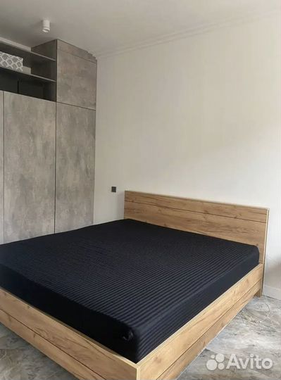 Простынь на резинке 160 200 сатин