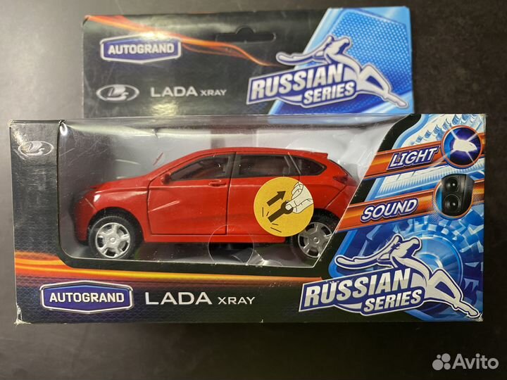 Машинка Autotime LADA Xray гражданская, звук, свет