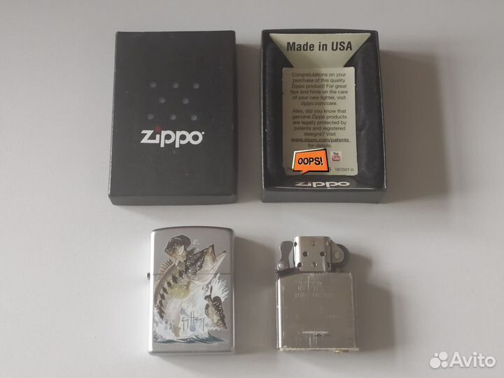 Зажигалка Zippo Guy Harvey Bass & Bait 20623