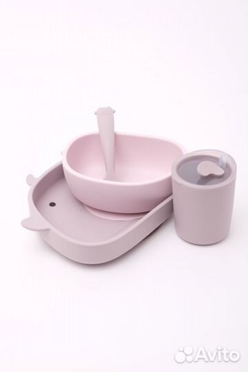 Посуда силиконовая для прикорма Коровка