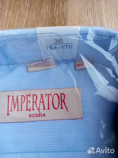 Рубашка новая с коротким рукавом 164/170