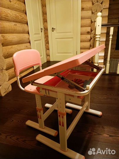 Растущая парта и стул бу