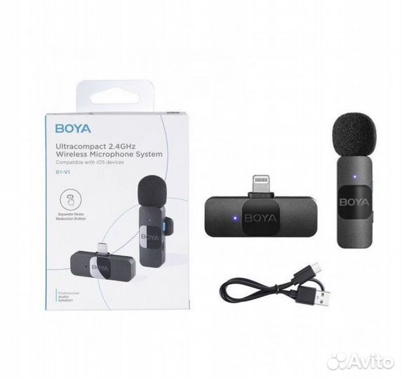 Микрофон Boya BY-V1 Lightning