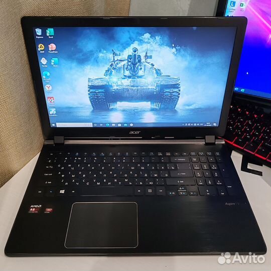 Тонкий ноутбук Acer SSD RAM12GB 2 видеокарты