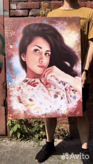 Портрет по фото. Картина