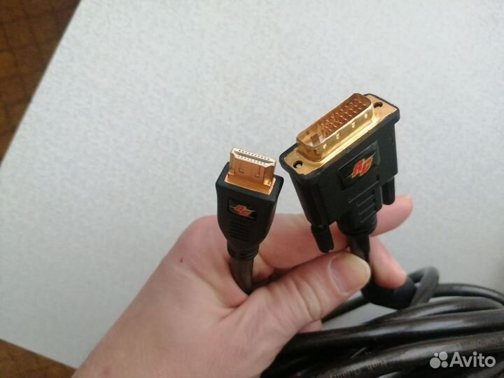 Кабель hdmi - DVI Real Cable 10.0m