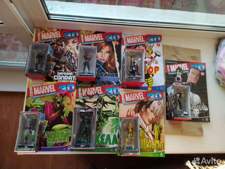 Фигурки 3D Герои Марвел