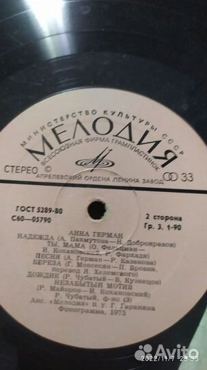 Виниловые пластинки