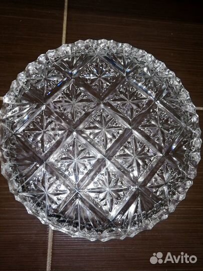 Хрустальное блюдо СССР