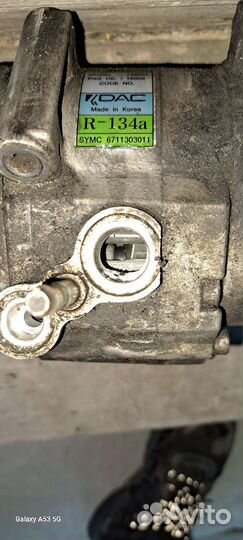 Компрессор кондиционера ssangyong actyons