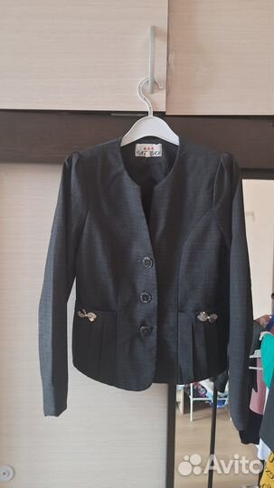 Школьная форма для девочки 134 серая