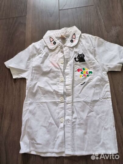 Рубашка для девочки 120