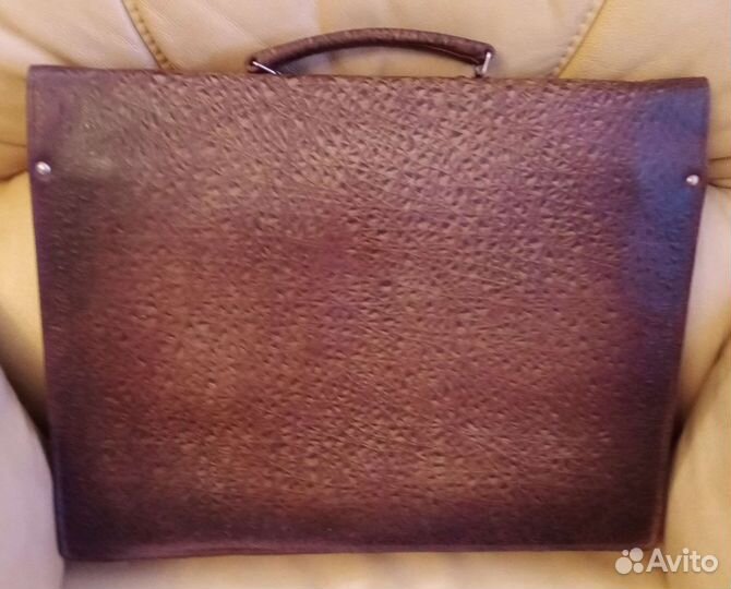Мужской кожаный портфель новый
