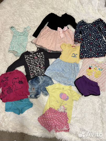 Детские вещи пакетом для девочки 92-98