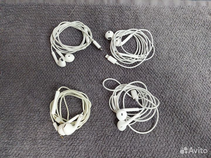 Наушники apple earpods lightning, 3.5mm