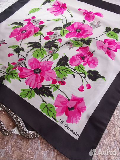 JS Germain винтажный платок италия