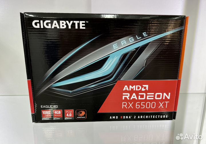 Видеокарта Gigabyte AMD Radeon 6500xt eagle