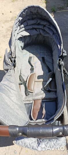 Коляска трансформер luxmom + автолюлька