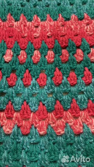 Плед ручной вязки